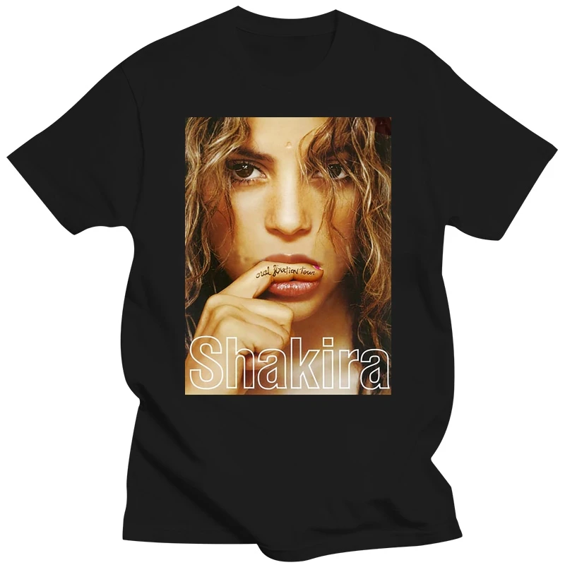 Mans Unique Cotton Short Sleeves O Neck T Shirt Shakira Fixation T Shirt 011736