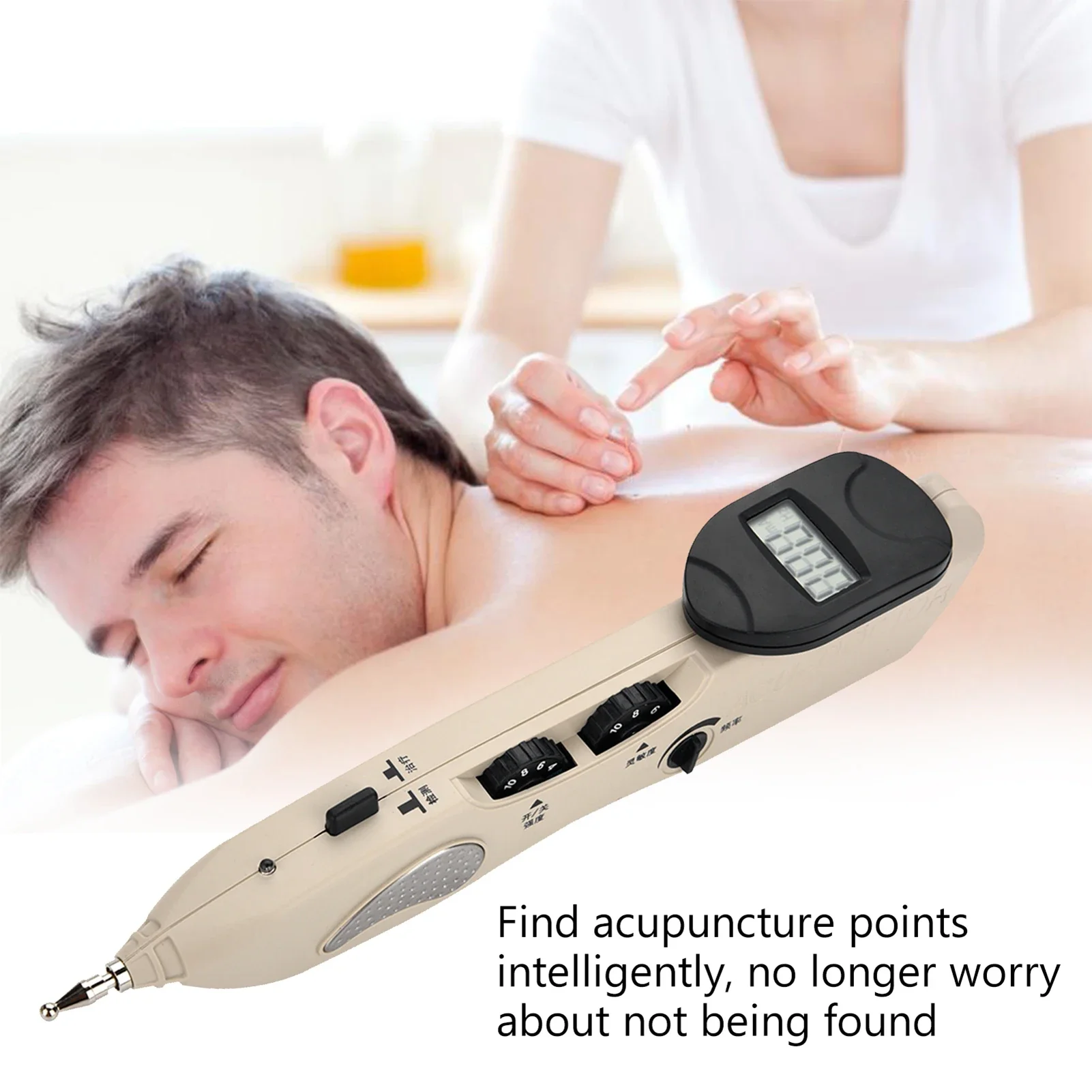 

Professional TENS Needle Pen - Electronic Muscle Stimulator Used for Meridian Therapy and Deep Tissue Massage of Acupoints Tools