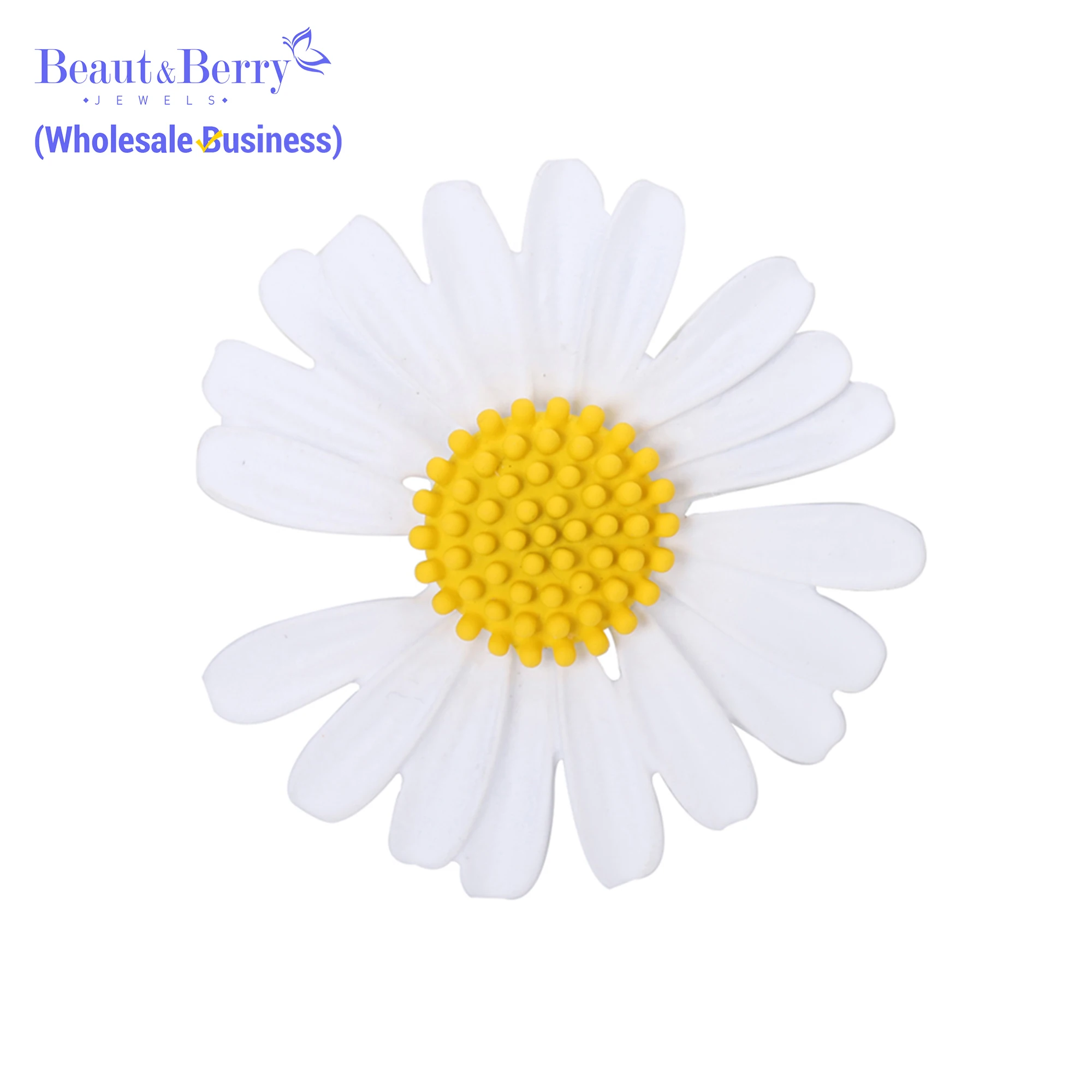 Fresh Little Daisy Brooches for Women Unisex Flower Pins 4-color available Casual Party Accessories Gifts