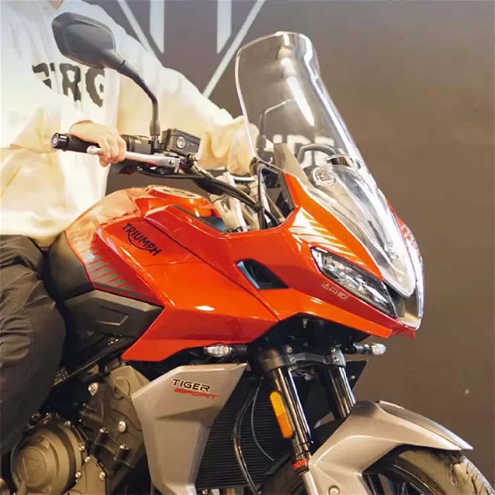 

For Triumph TIGER SPORT 660 windshield modification tiger 660 with raised front windshield chest protector and rain shield