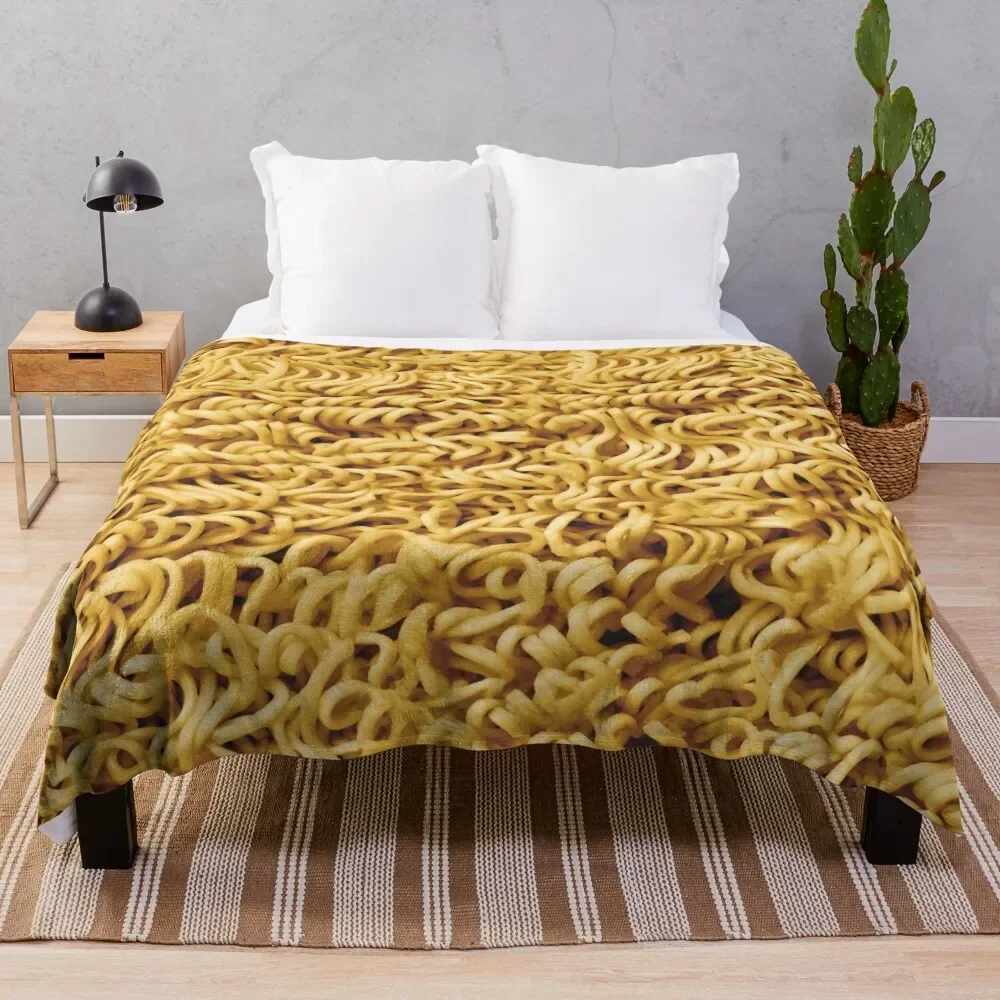 

Seamless Ramen Noodle Pattern Throw Blanket For Decorative Sofa Thin Thermal Blankets