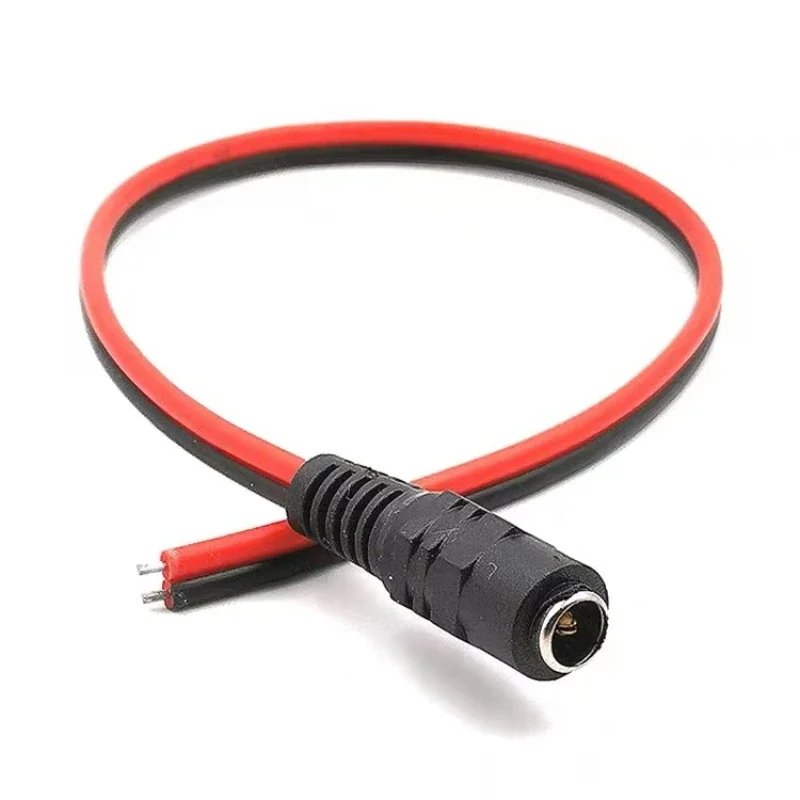 DC Alligator Clip Connector, Jacaré Clips, Fio de crocodilo, cabo de alimentação, tensão conectada, DC, 12V