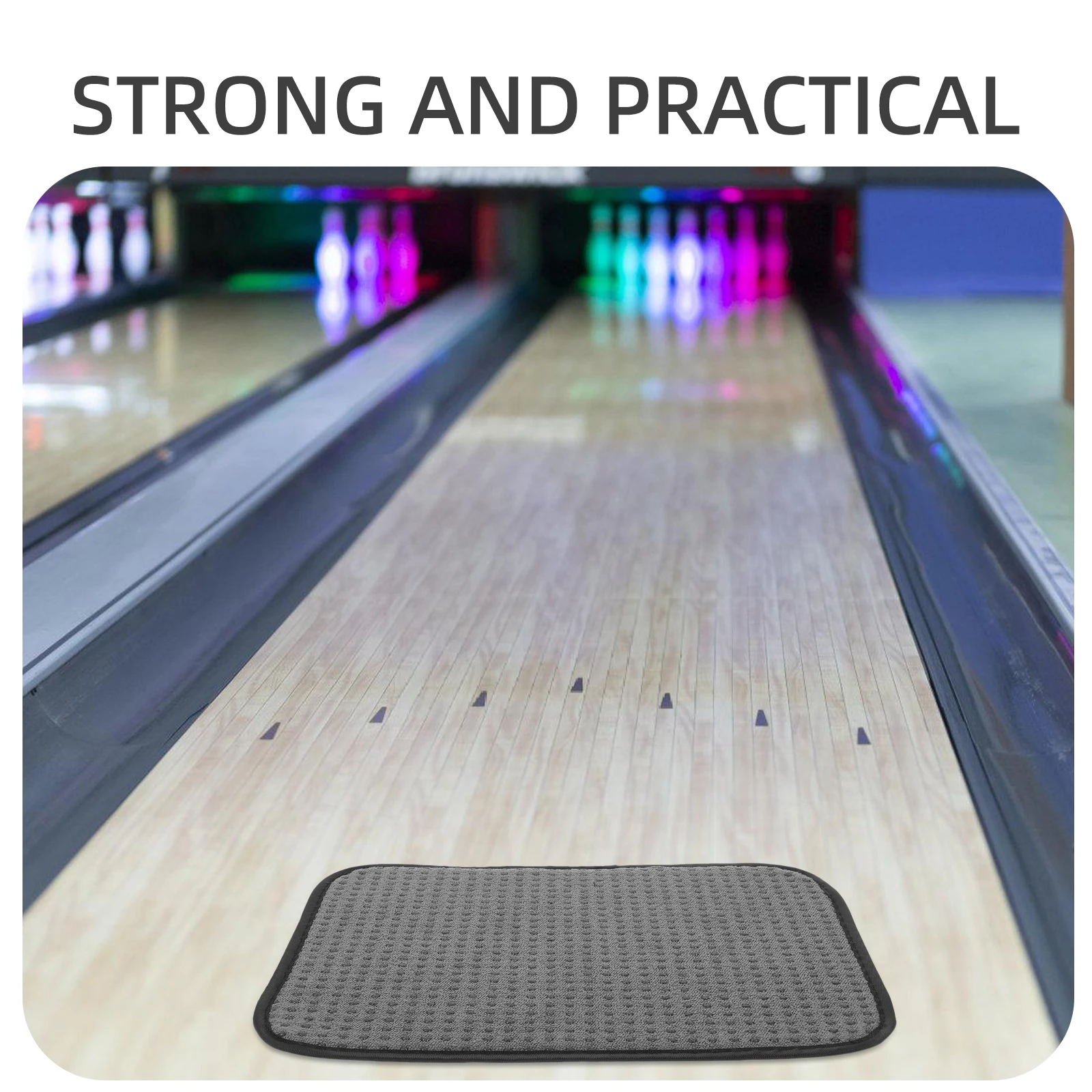 

1pcs Premium Polyester Bowling Ball Cleaning Towel Polishing Pad Wipe Cloth Reusable Portable Cushion For Bowling Supplies