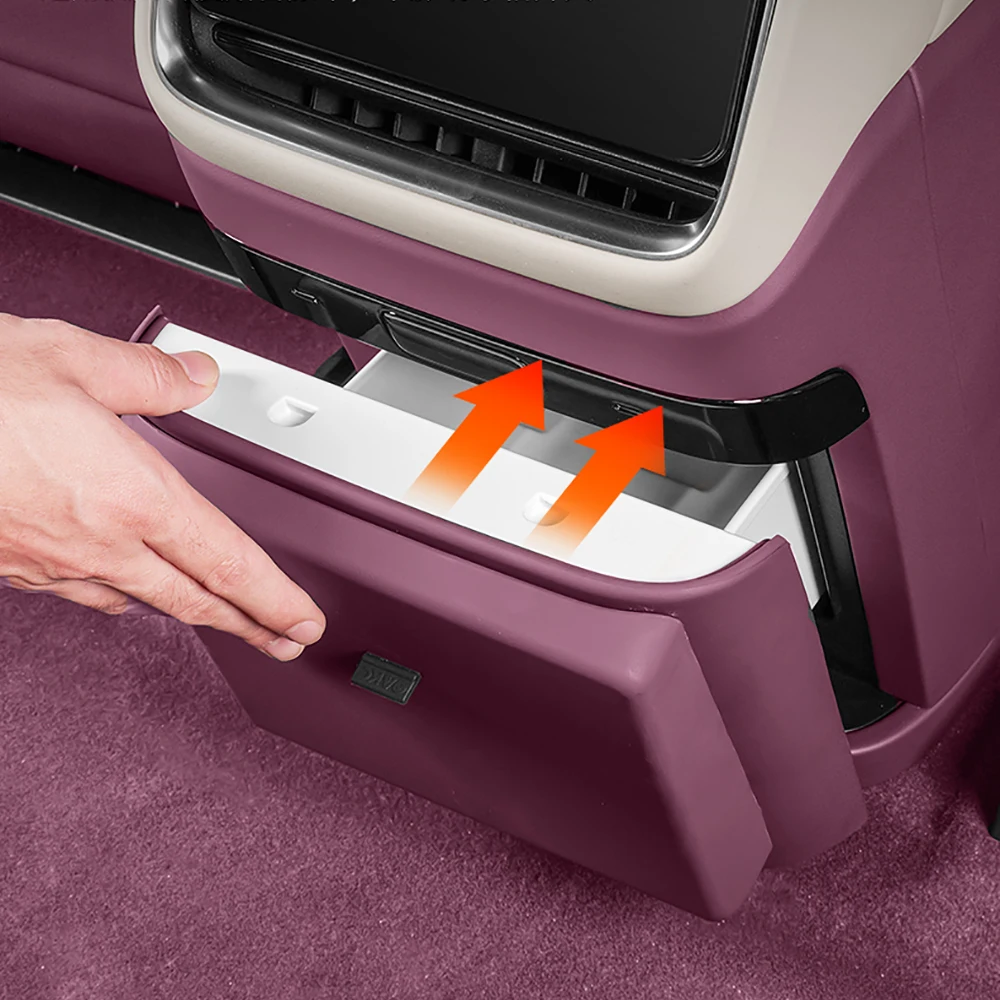 سيارة المقعد الخلفي مكافحة ركلة غطاء الوسادة صالح ل Xiaomi YU7 2025 2026 الثلاجة سلة المهملات الداخلية ترقية تعديل الملحقات #3