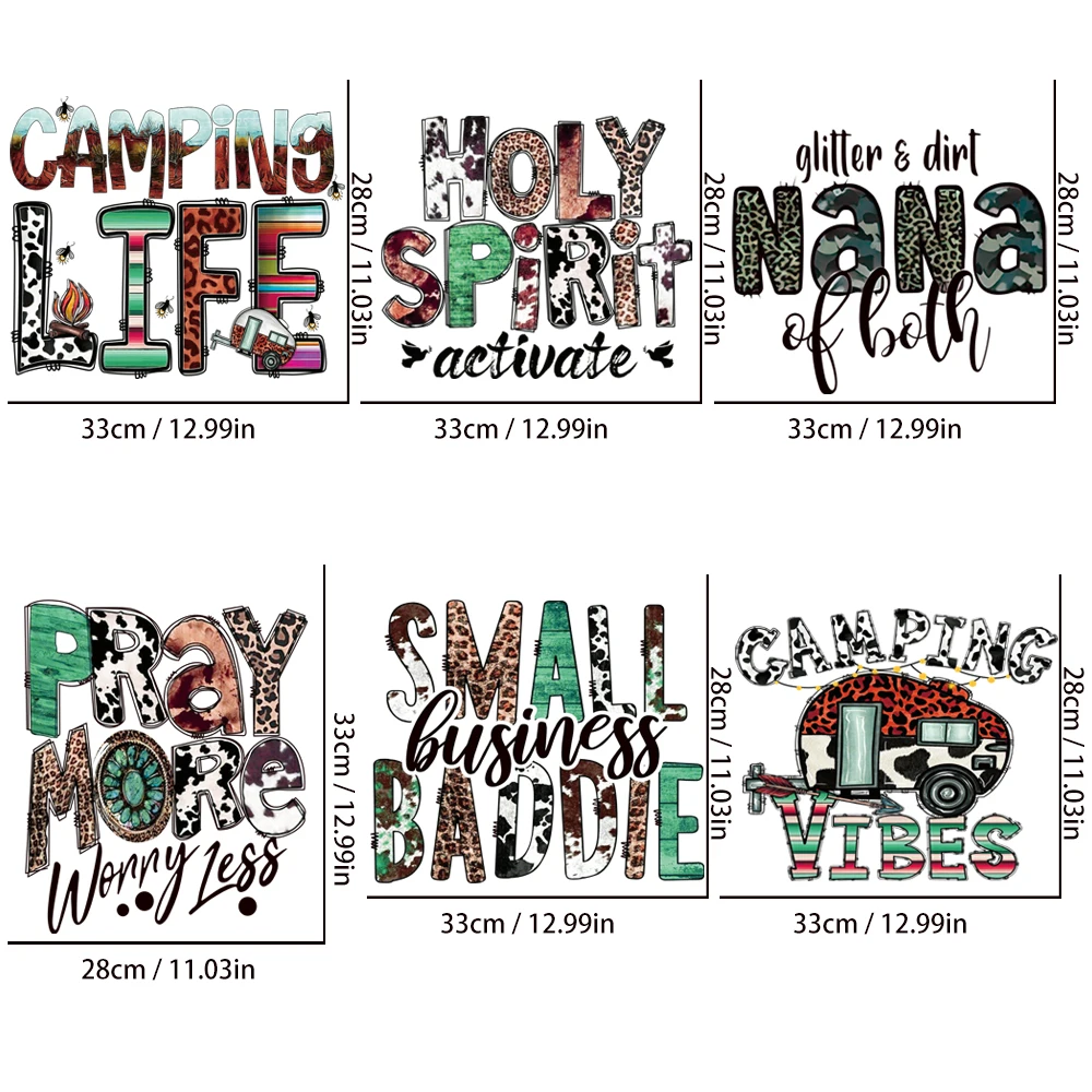 Large letters heat transfer design hot press hot paint clothing DIY washable T-shirt ironing heat transfer pattern