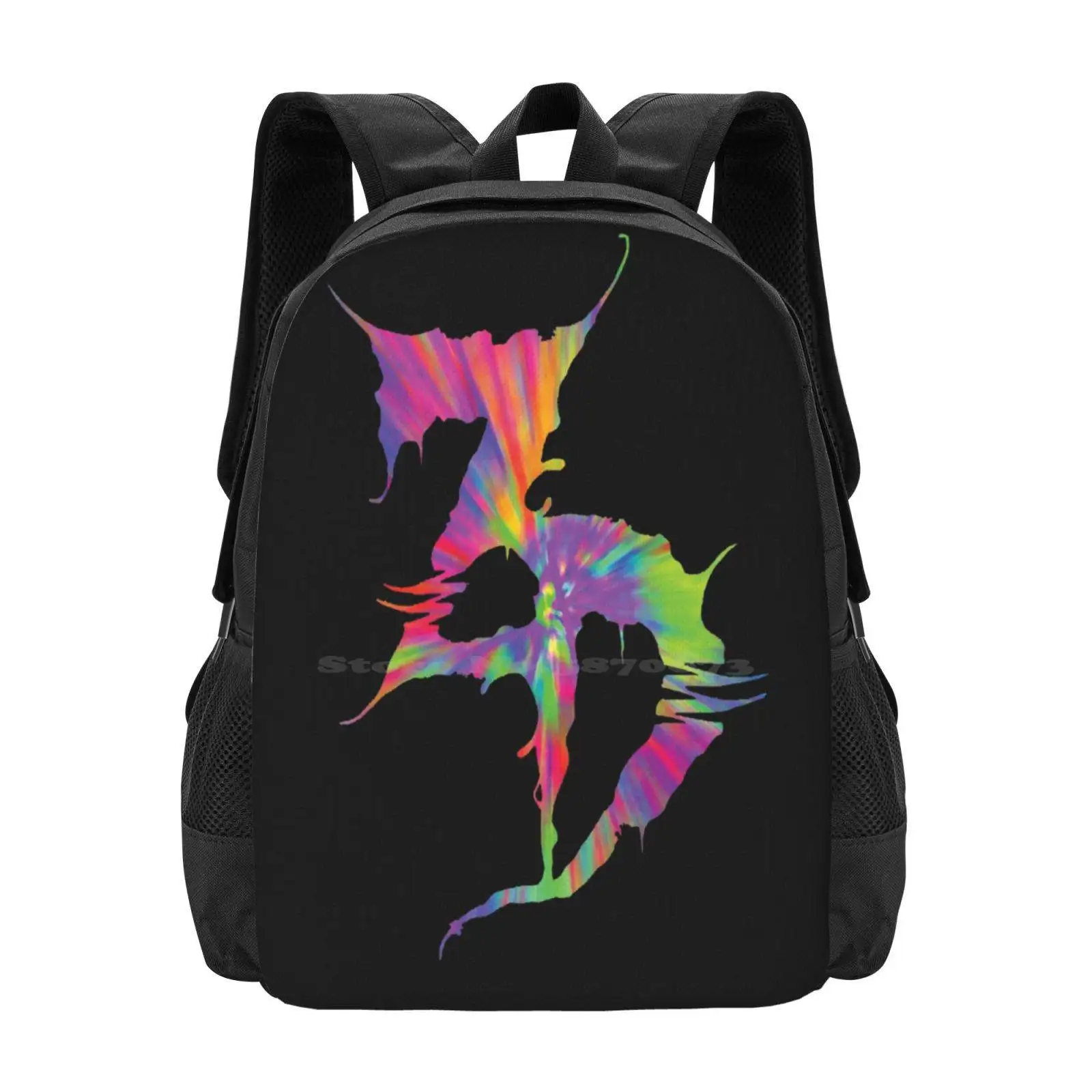 Zeds obral besar tas Fashion ransel Zedsdead Tie Dye Trippy Psychedelic Edm musik tari elektrik Dubstep Wub Headbanger