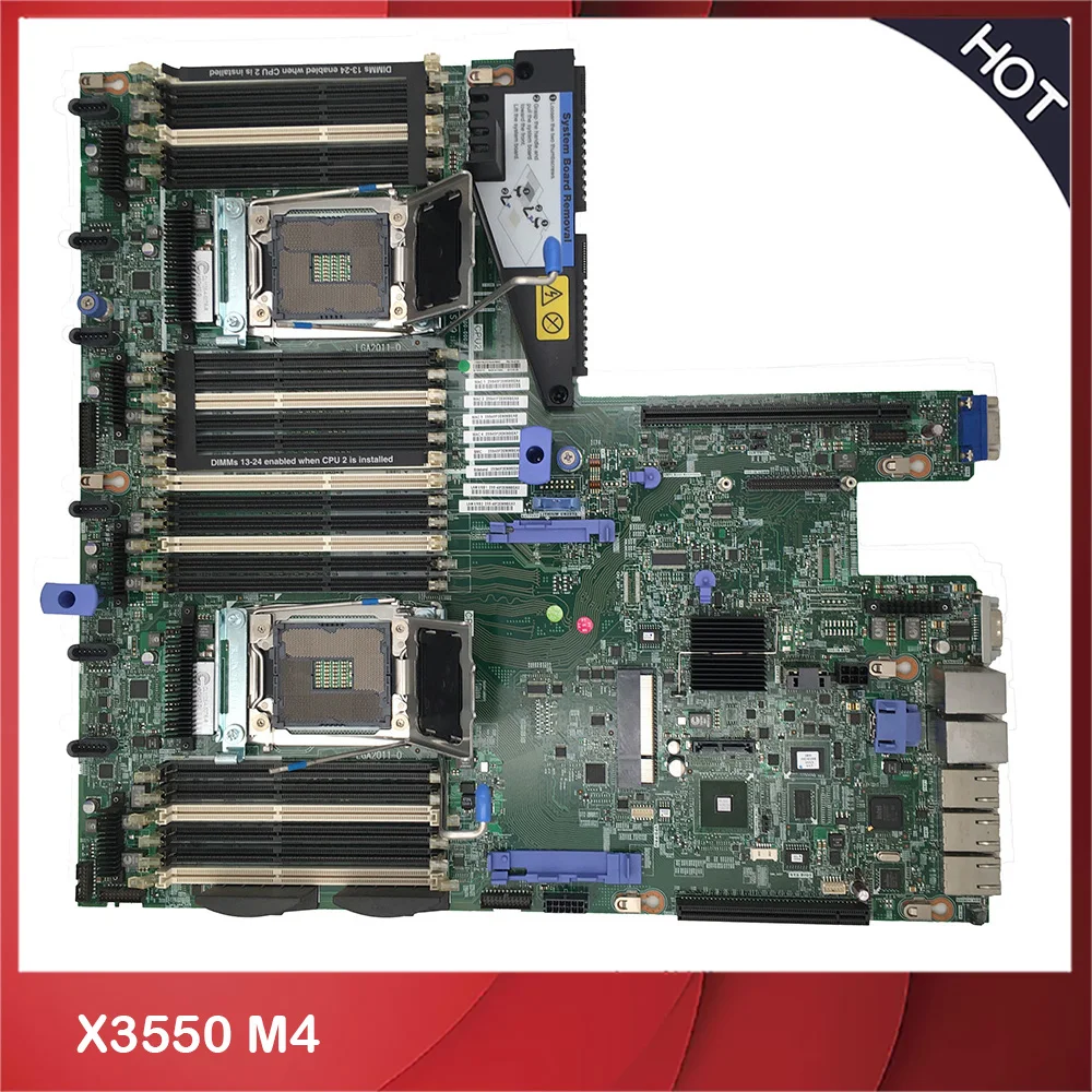 Original Server Motherboard For IBM For X3550 M4 00J6192 00Y8640 00Y8375 Perfect Test, Good Quality