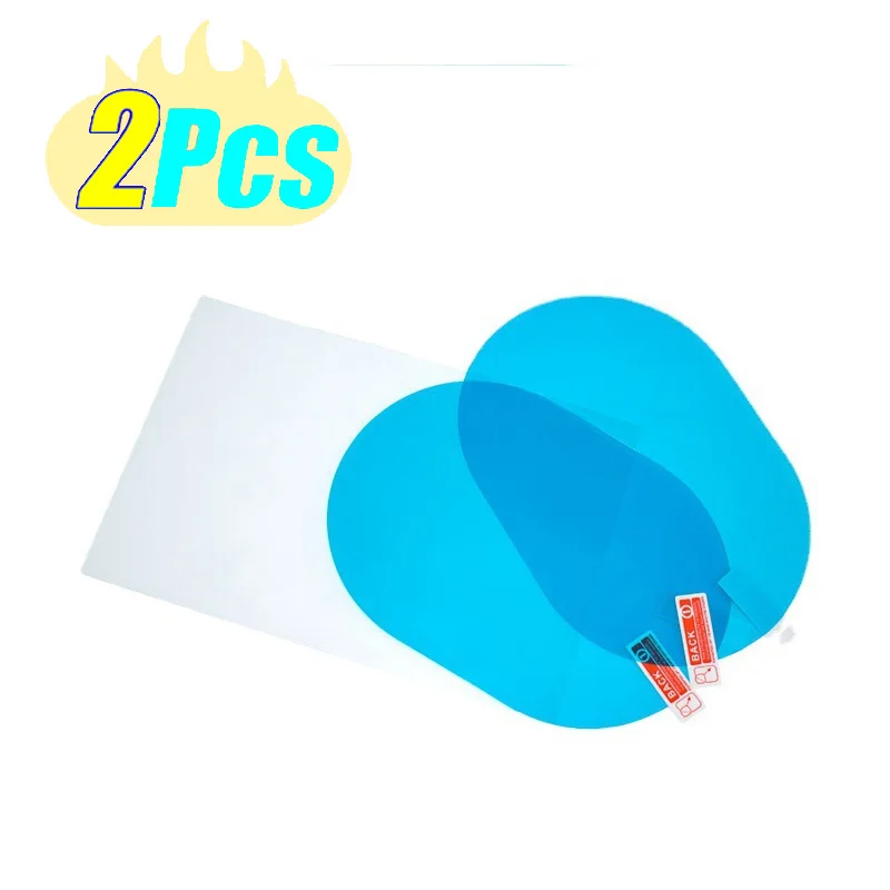 

2pcs Universal Anti-Fog Anti-glare Rainproof Car Tuning Rearview Mirror Trim Film Cover Exterior Parts Car Glass Accessories
