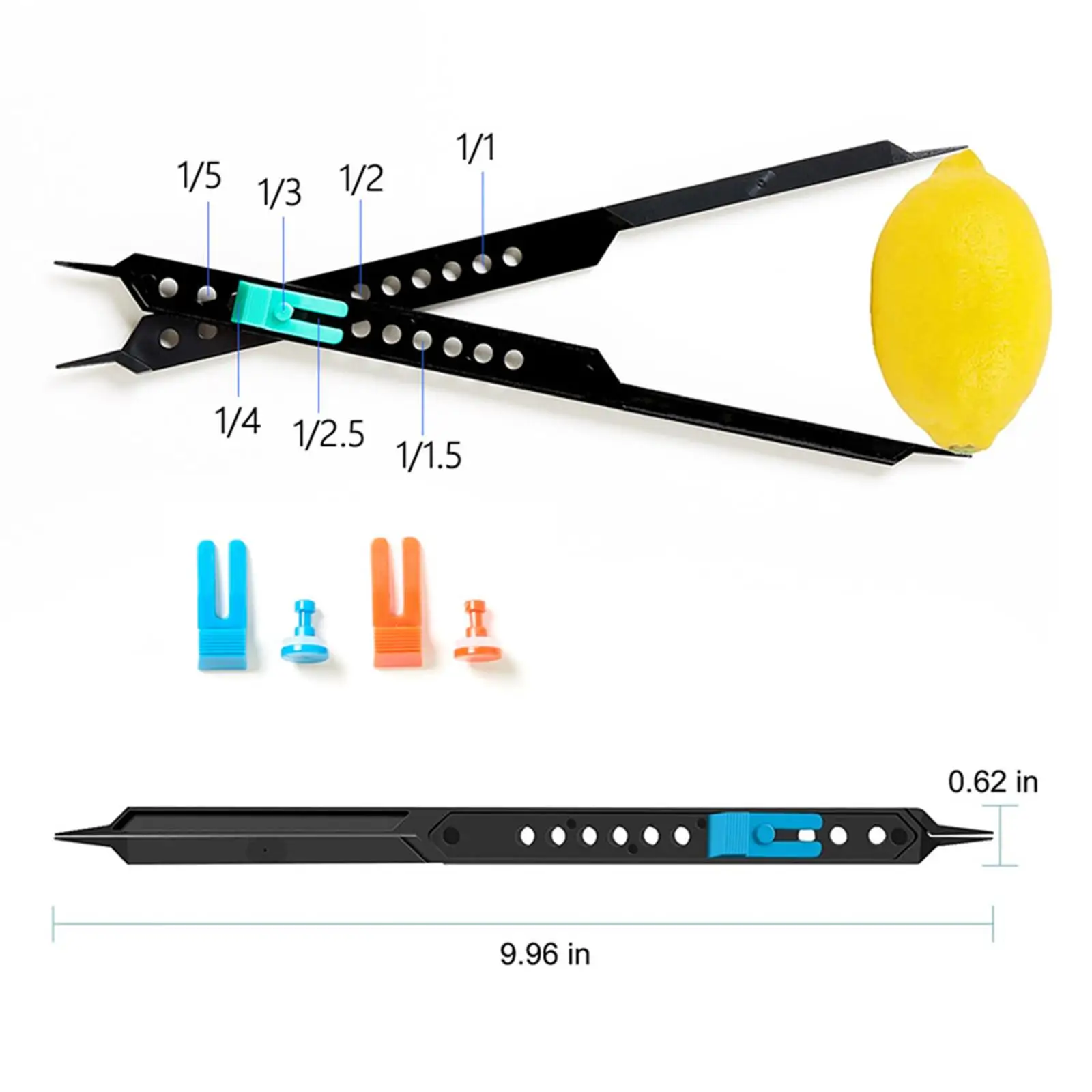 Proportional Scale Divider for Drawing and Art Adjustable Plastic Caliper Tool for Architects and Artists to Measure and Enlarge
