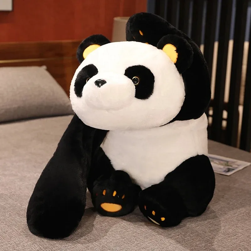 60 cm-120 cm Riesenpanda Plüschtiere Weiches Schlafkissen Cartoon Tier Bär Gefüllte Babypuppe Klassische Kindergeburtstag Weihnachtsgeschenke – Detail 13