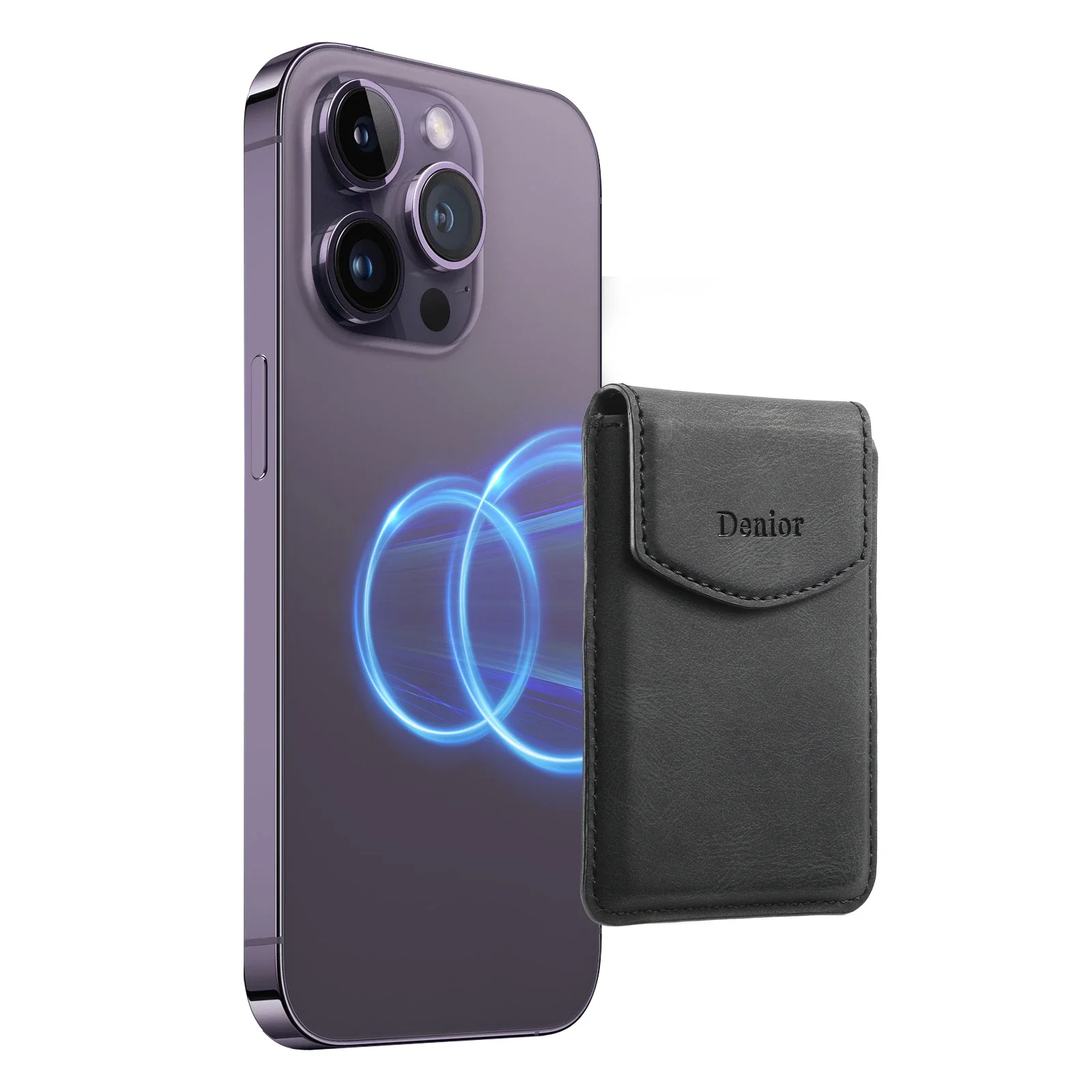 الأعمال الفاخرة Sle الجلود الاصطناعية بطاقة الائتمان مغناطيسية قوية (فتحة للبطاقات) ملحق الهاتف آيفون 17 حافظة للبطاقات المحفظة