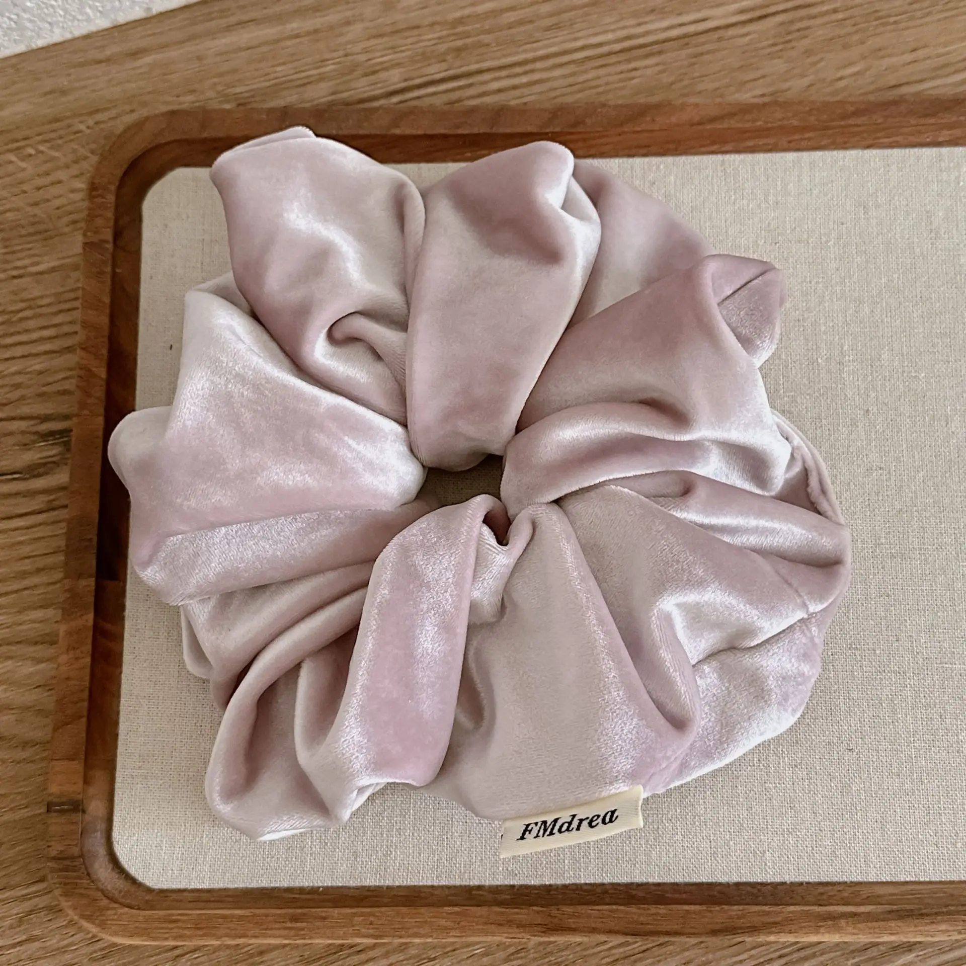 

Элегантная бархатная резинка для волос 20 см, большая резинка для волос для стильных булочек, хвостики, женские аксессуары для волос