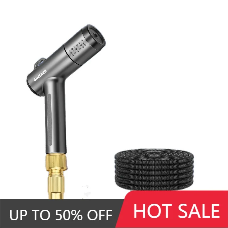 Household High Pressure Water Gun Nozzle Replaceable Rinse Hose Nozzle Pressurization Window Washer Nozzle Set Car Wash Tools