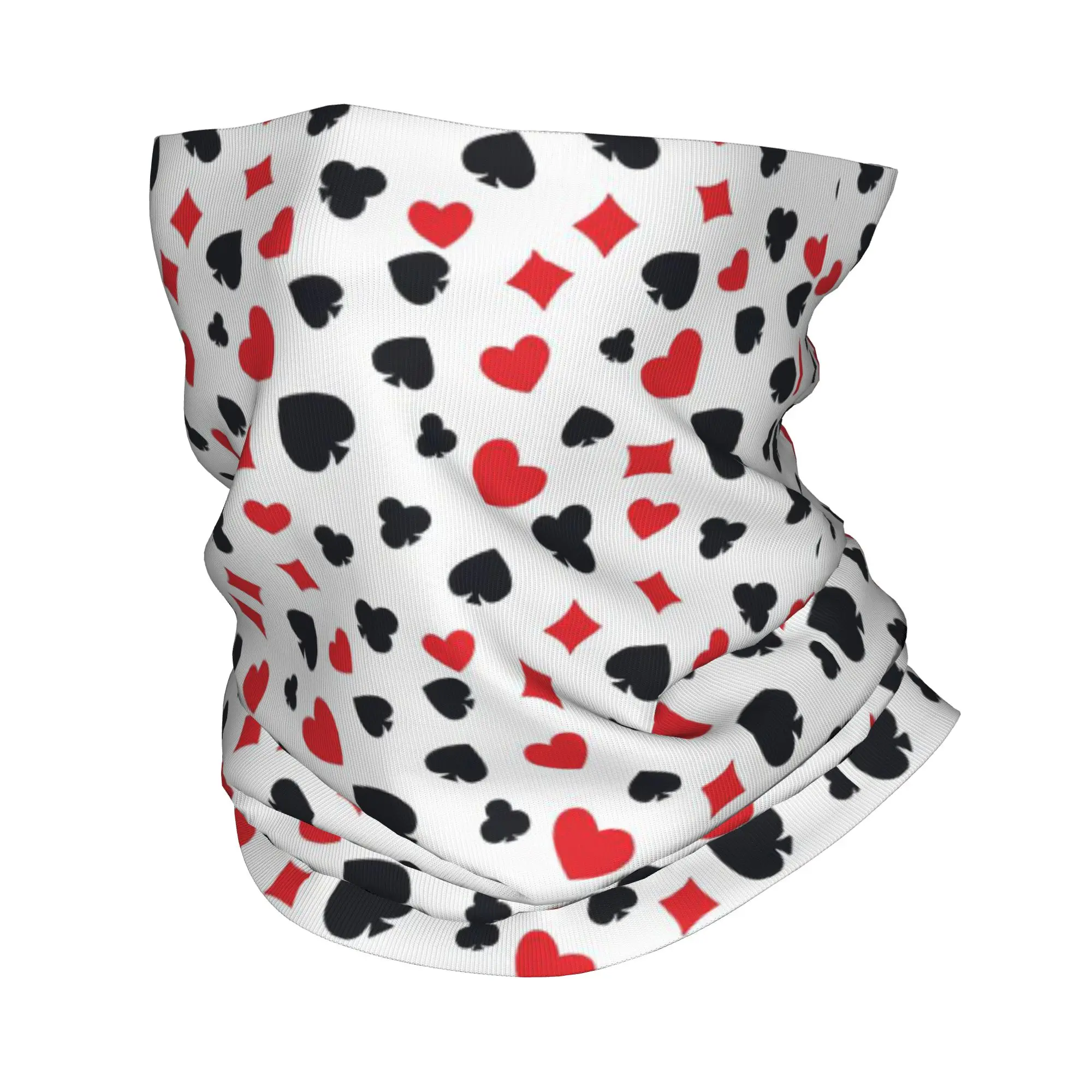 

Poker Flower Color Bandana Neck Cover Printed Wrap Mask Scarf Multifunction Headwear Outdoor Sports For Men Women Adult