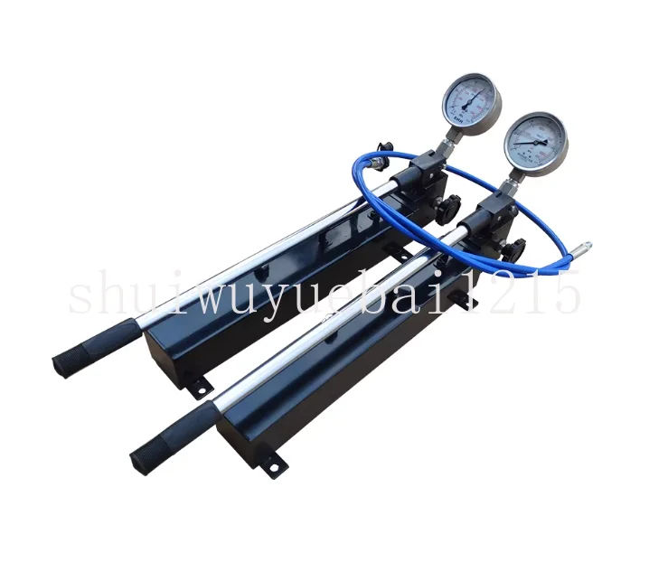 Ultra-high pressure manual hydraulic pump Customized 400Mpa pressure test oil Portable 250mpa two-way hydraulic manual pump