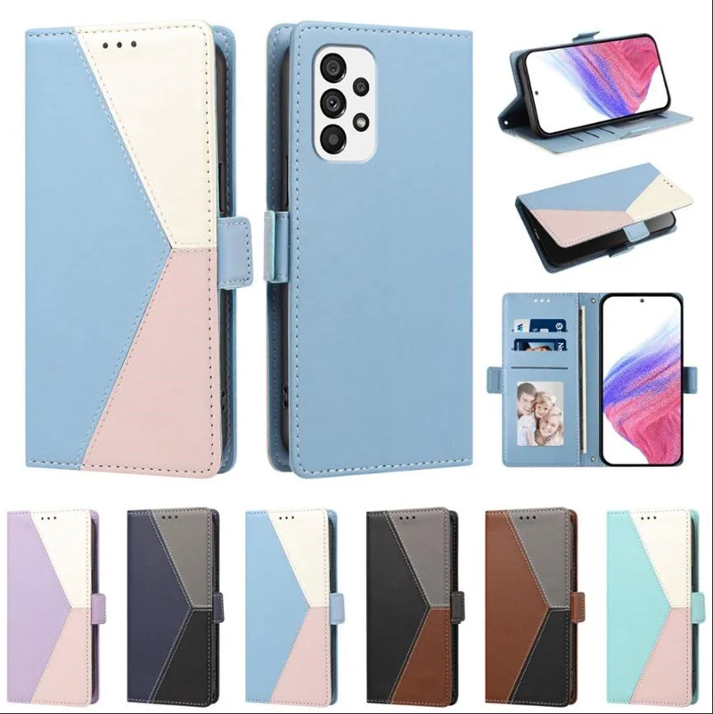 3D Leather Wallet Case For Samsung Galaxy A73 A72 A71 A70 A91 A3 A5 2017 A6 A7 A8 2018 Stand Card Slot Magnetic Phone Flip Cover