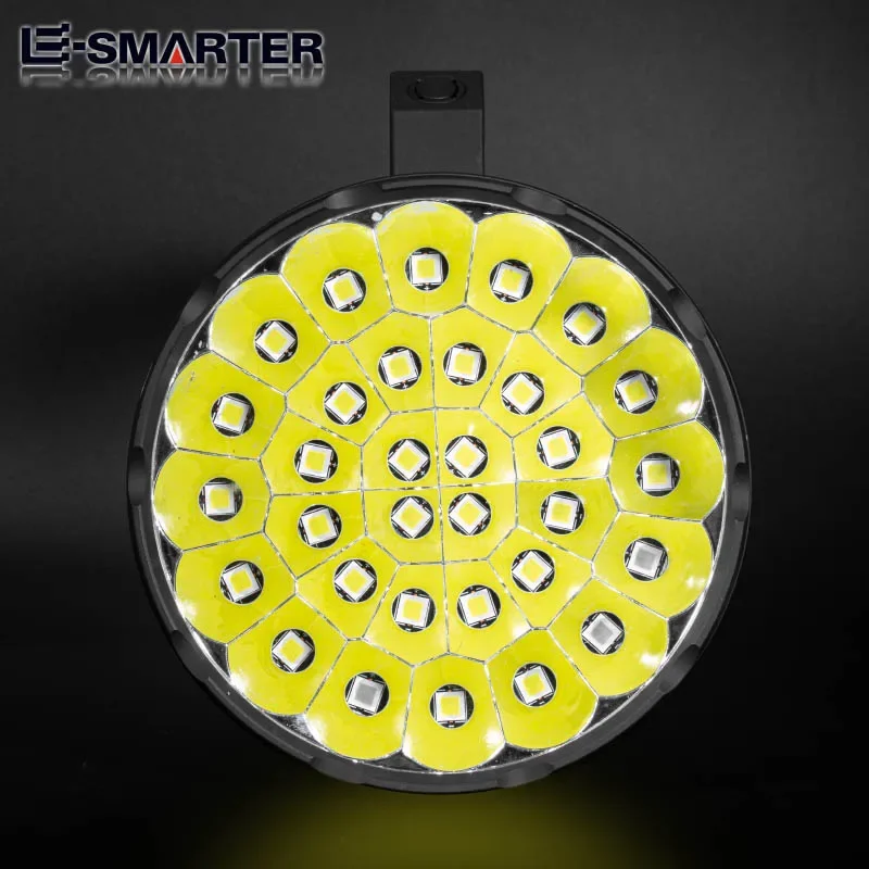 Super Strong Flashlight, Long-Range Outdoor Lighting, Emergency Handheld Light, High-Power Solar Charging