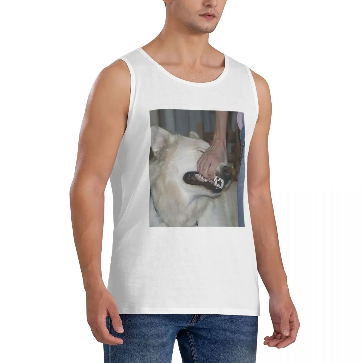 100% Cotton I'll Be Okay By Sign Crushes Motorist Sleeveless T-Shirt Men Workout Sports Clothing Tops Men's Crew Neck Vest