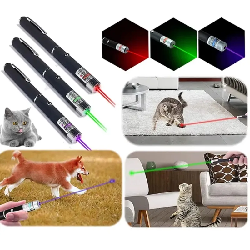 ‌ Compacte laseraanwijzer en zaklampcombinatie – Perfect kattencadeau