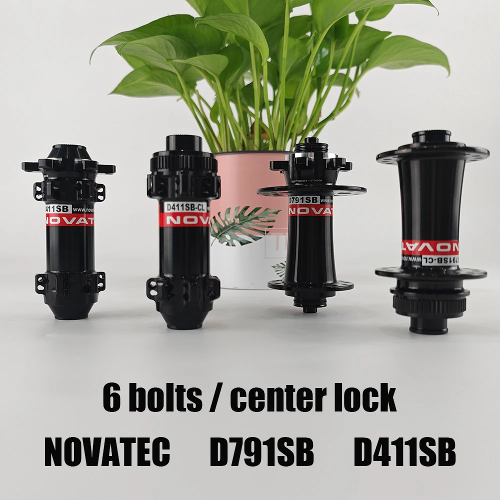 

Novatec D791SB D411SB Front Hub Disc Brake Bike 24h 28h 32h QR 9x100 12x100 15x100mm MTB Road Bicycle 6 Bolts Center Lock Boost