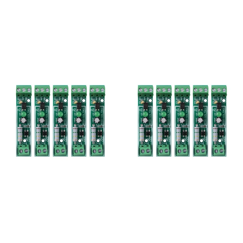 Smart-10 шт. AC 220 В модуль изоляции оптопары плата детектора напряжения TTL 3-5 В SCM тестирование для микроконтроллера адаптивный ПЛК