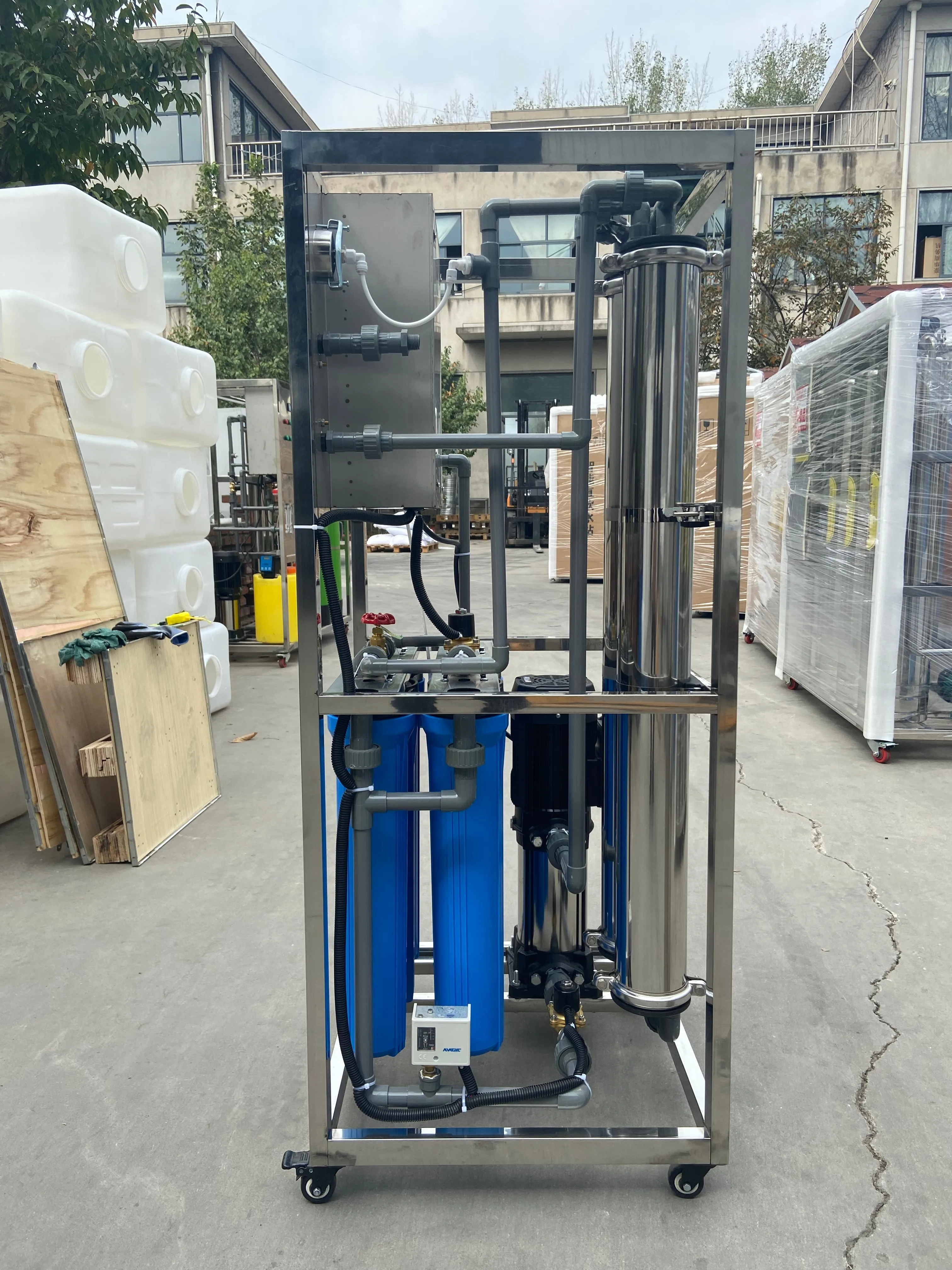 Small Water Treatment Purifiier and Filter Auto Chemical  Edi Best Water Treatment Machine Containerized Plant for Puri