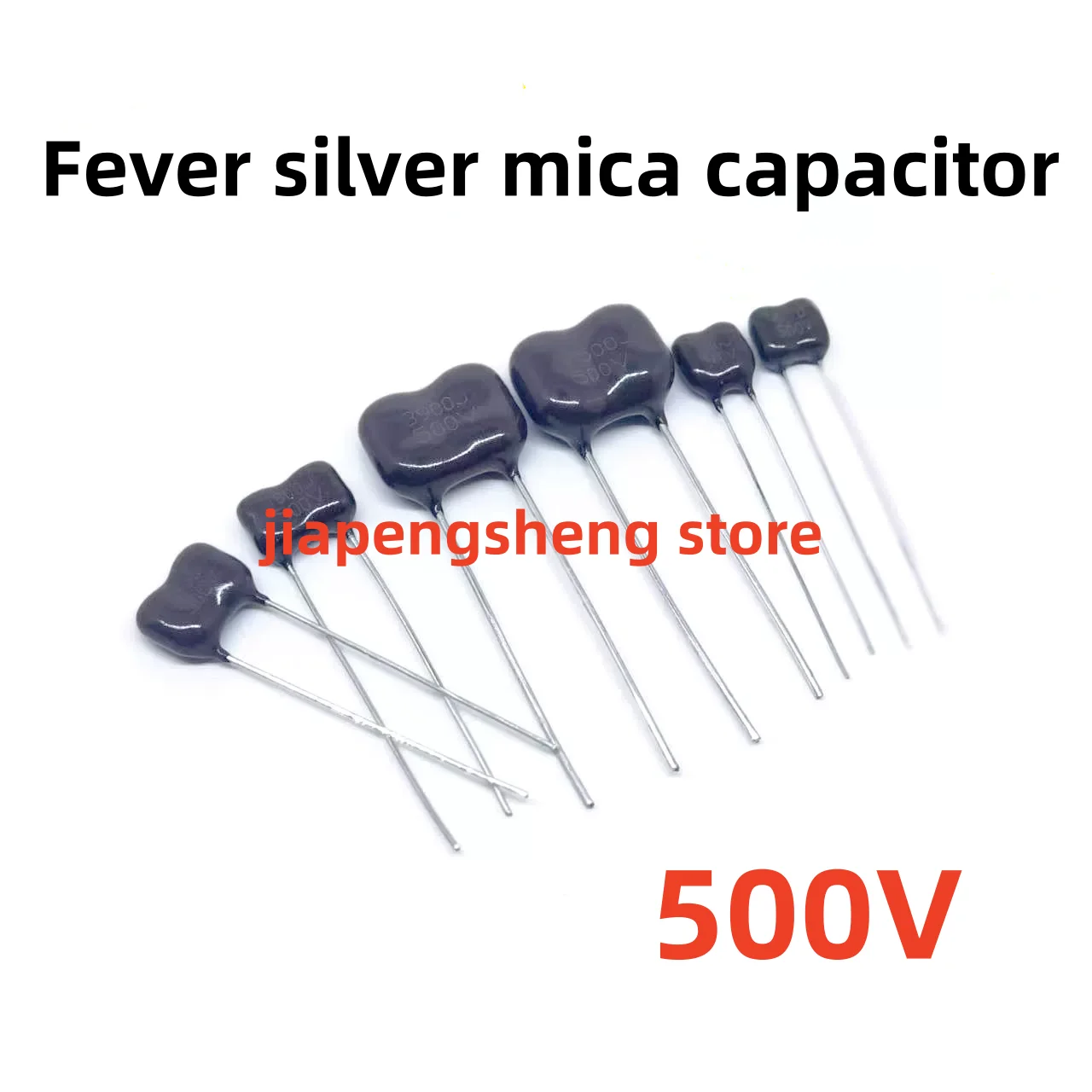 2PCS, fever silver mica capacitor 500V 1PF-10000PF 22P 33P 47P 56P 68P 470P 910P 1500P 3300P 6800P high frequency