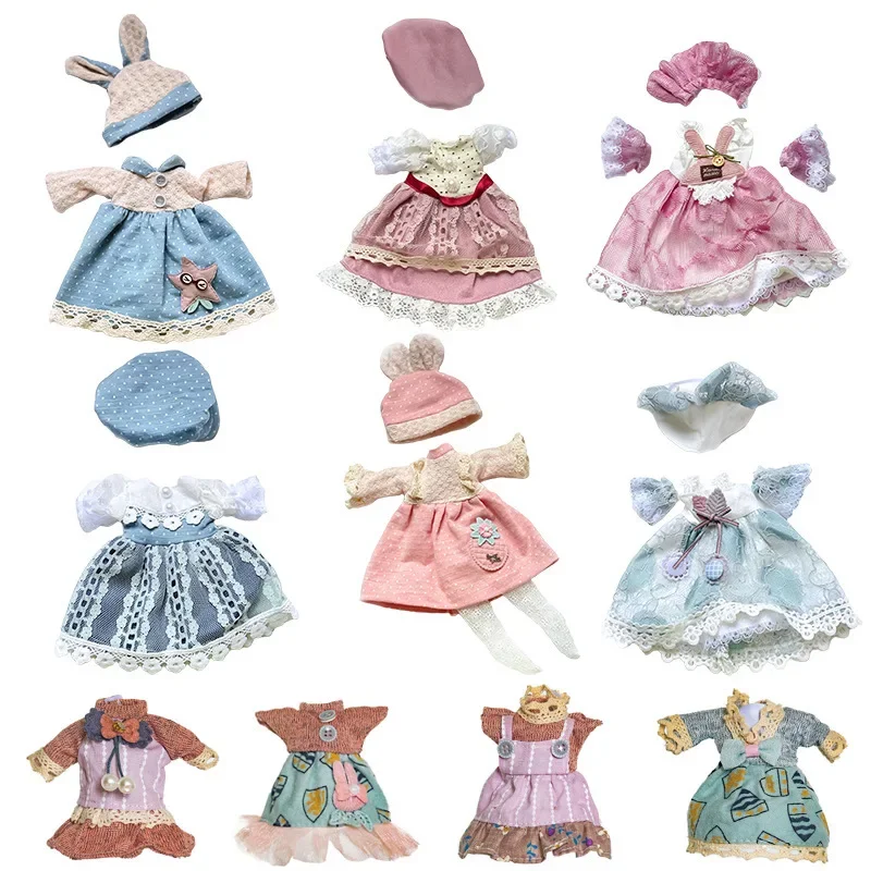 Fashion 12 BJD Inch Clothes Set Girl Makeup Dressing Up Toy 30CM Doll Accessory Set Doll House Gift for Girl Doll Skirt Toy