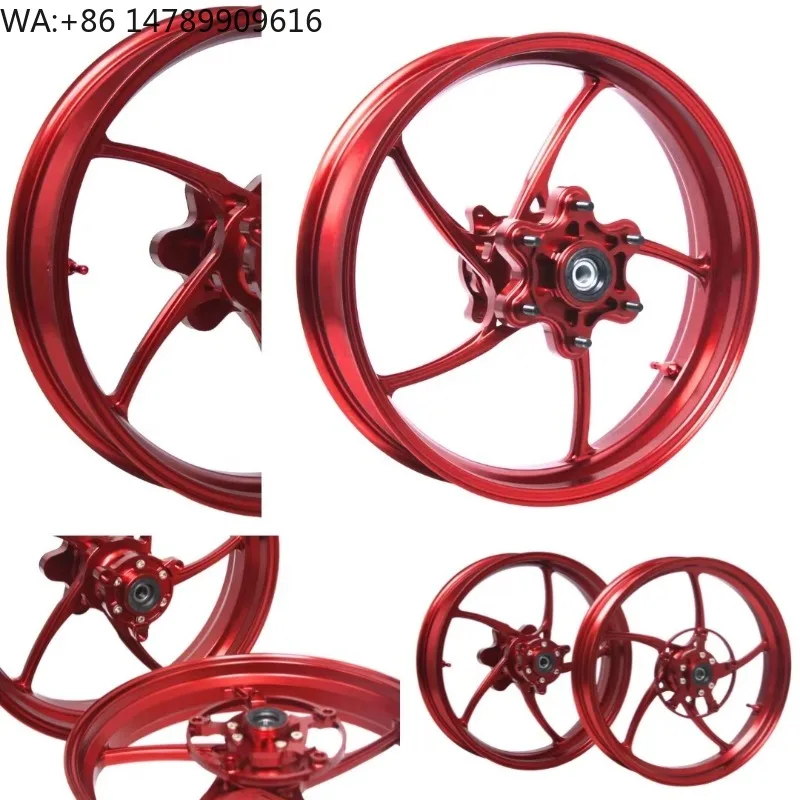 WSBK Champion Zhang Xue's Bike SpecOEM Custom Forged Lightweight Aluminum Motorcycle Wheels 17 Inch For  CBR1000RR CBR1000C