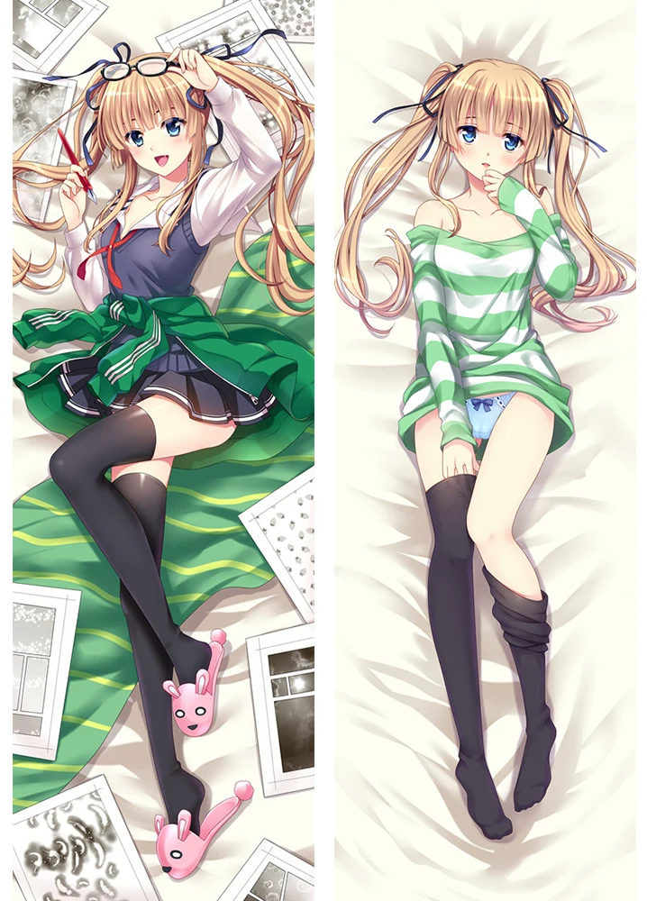 Anime Saekano: How to Raise a Boring Girlfriend Dakimakura Megumi Kato Eriri Spencer Sawamura Kasumigaoka Utaha Pillow Case