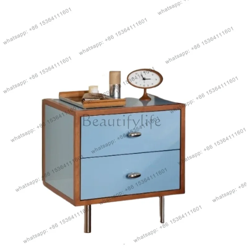 

Элегантные японские тумбочки для хранения, дизайнерские узкие современные прикроватные тумбочки с выдвижными ящиками, уникальная мебель для комнаты Mesitas De Noche