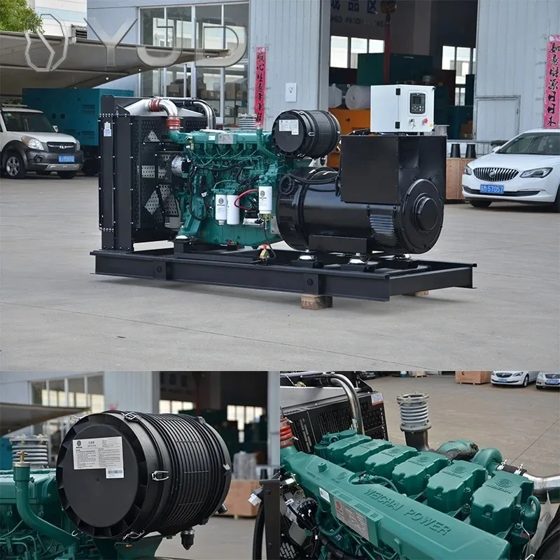 Factory  Wei-chai diesel Engine 450kw 560kva Household diesel Generator Set Reliable Quality Warranty