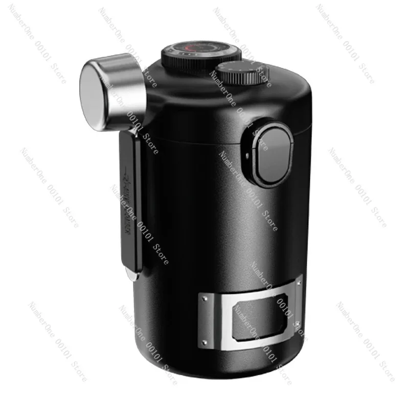 Bomber Small Steel Cannon Coffee Bean Sealed Tank Food Grade, Humidity Monitoring Double Storage Tank