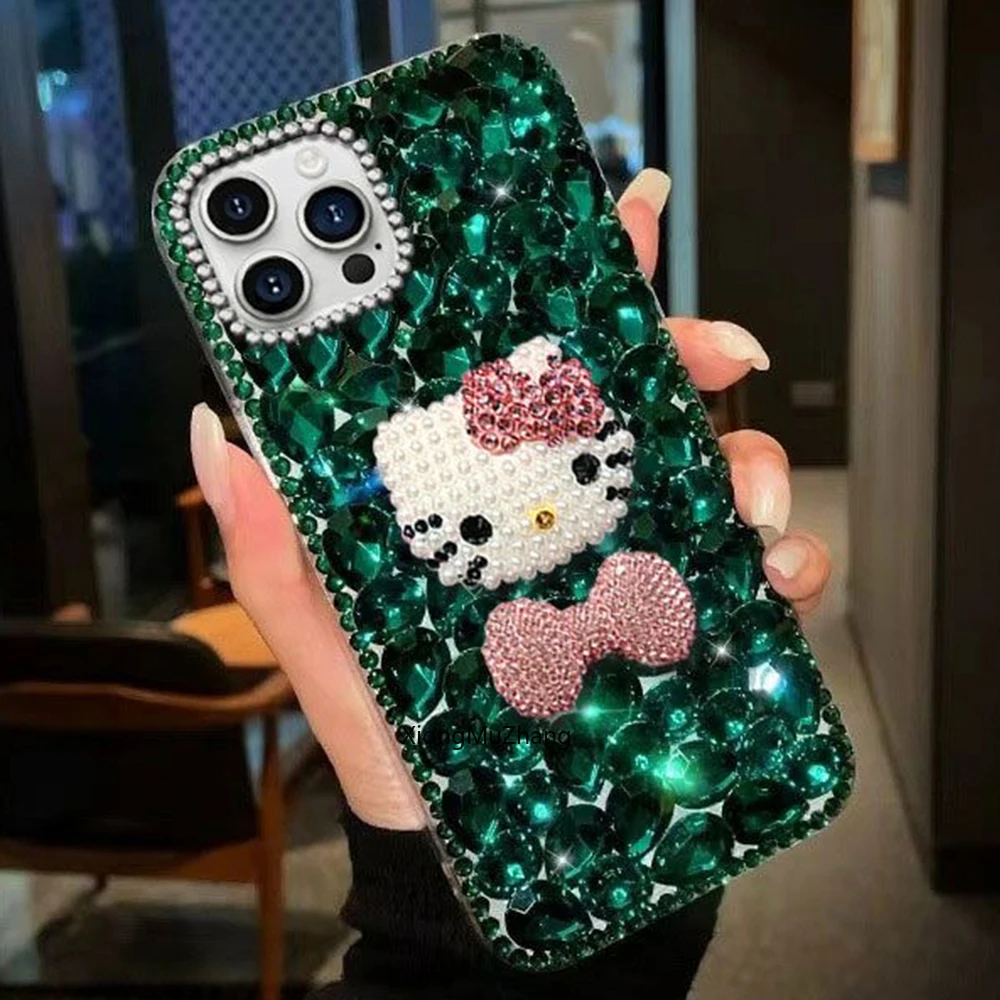 Für Nothing Phone 3A Lite 3A Pro 3A 4A Pro 4B 2A Plus 1 CMF Phone 2 Pro 1 Glitzernde Diamant-Hello-Kitty-Handyhülle – Detail 7
