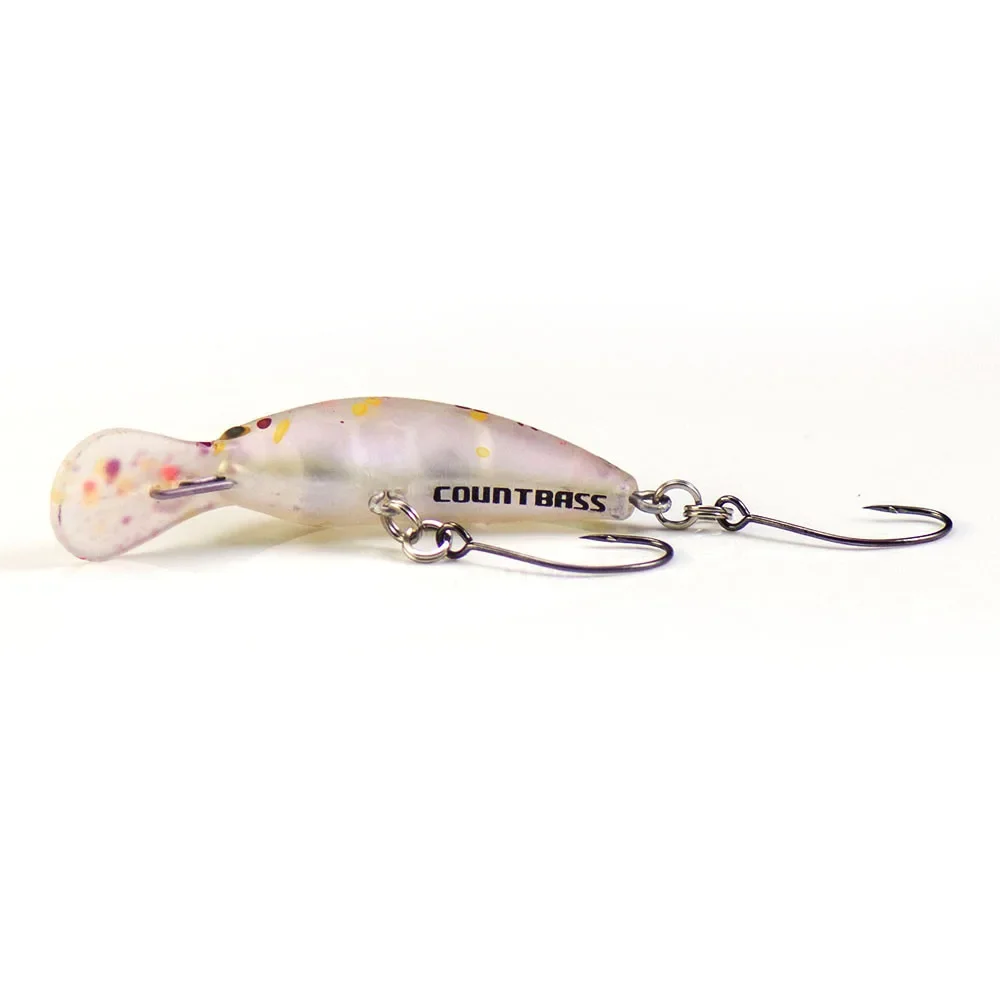 Countbass Crankbait 40mm 4g Hard Plastic Fishing Lures,Samlon Wobbler Freshwater Fishing Baits
