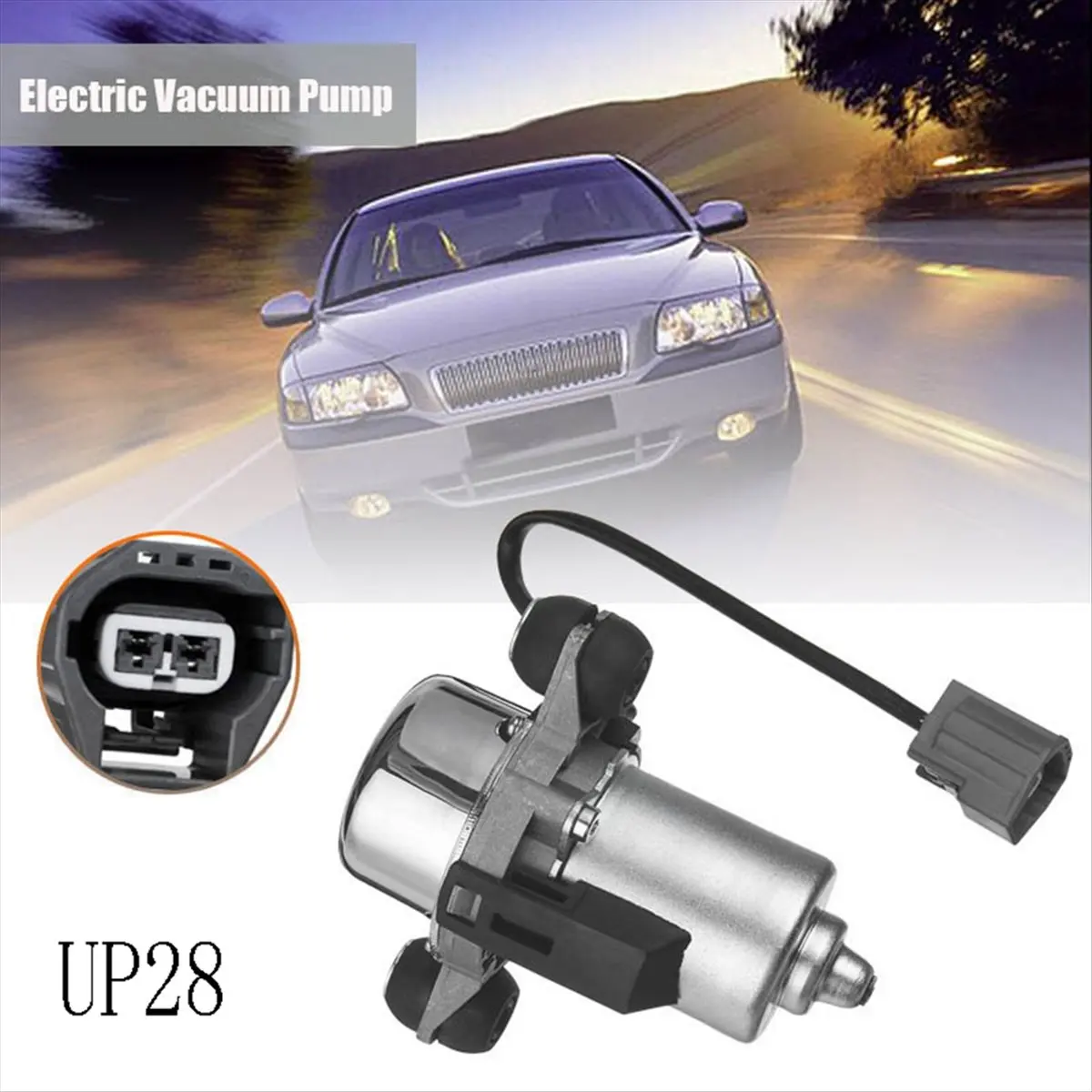 Super Sale Mictuning Vacuum Pump 12v UP28 Vacuum Pump Power Brake Booster Auxiliary Assembly