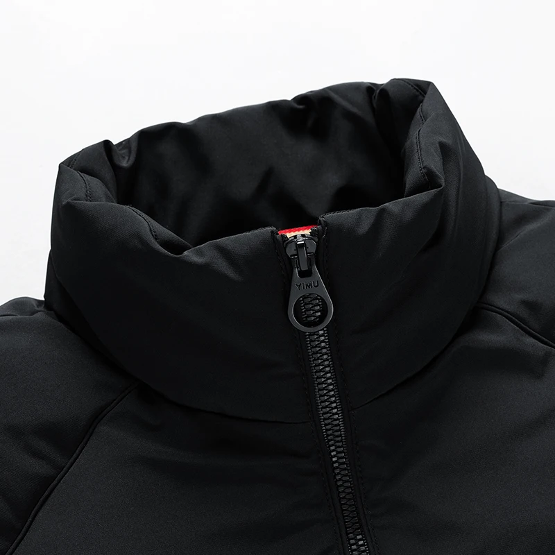 

Casual Tie Collar Windproof Warm Selected Fabric Soft Fashionable Version Loose Down Vest Winter Autumn Down Warm Vest