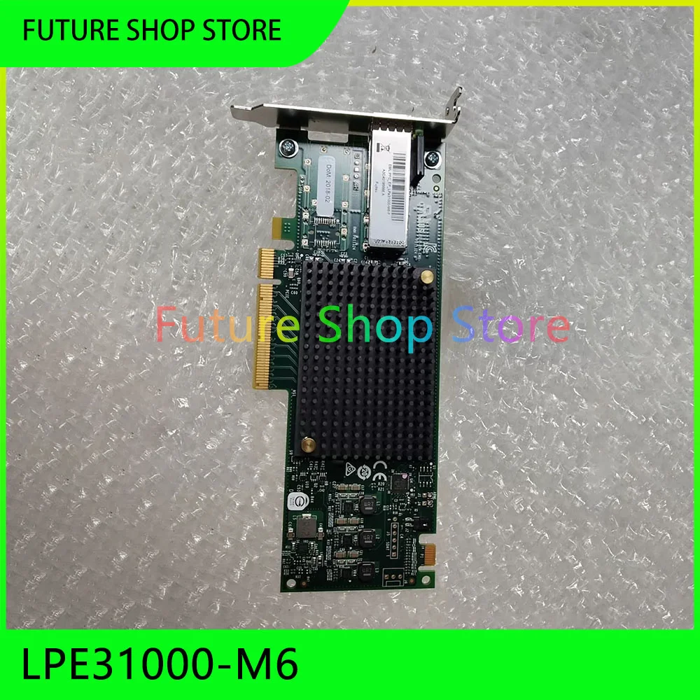 Single port 16Gb fiber channel HBA card PCI-E x8 interface supports 16G FC LPE31000-M6