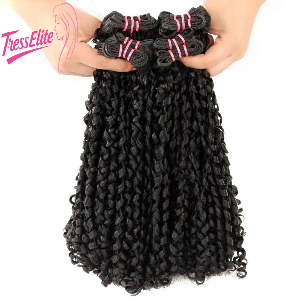 

High Quality Hair Curtain Double Drawn Pixie Curly Real Person Hair Braid Clockwork 8-20 Inch Brazilian Virgin Remy 200% Density