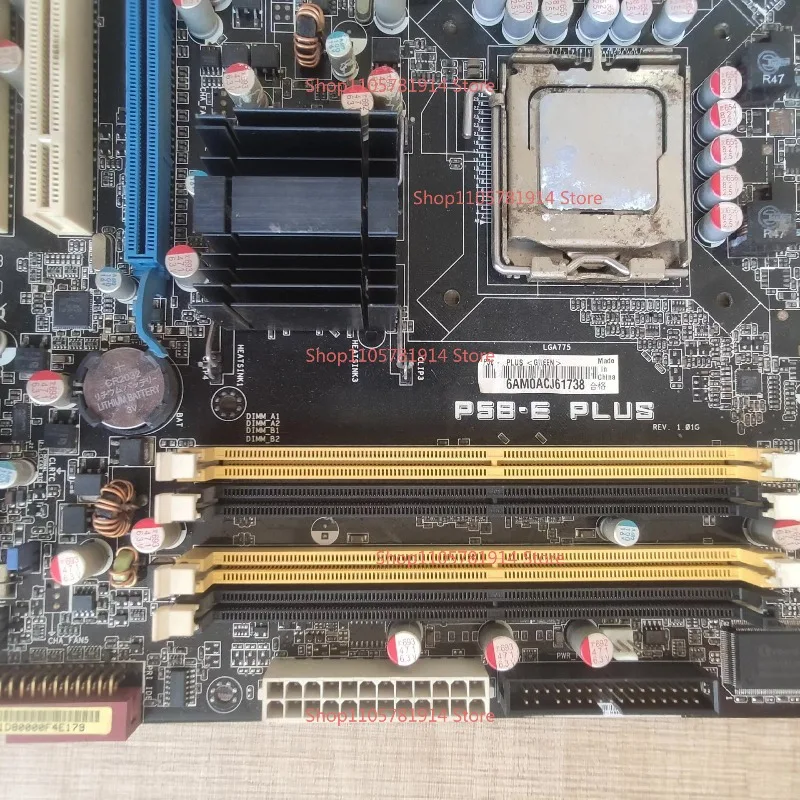 For ASUS P5B-E PLUS Main Board, LGA775 Interface, Support DDR2 Memory