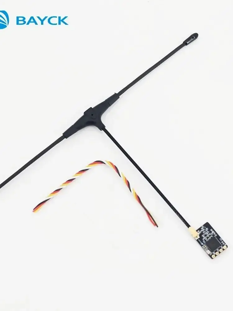 10個入り BAYCK ELRS Nano 915MHz /2.4GHz ワイヤレスレシーバー T型アンテナ付き RC FPVドローン用 - Wifiアップグレード可能なドローンパーツ