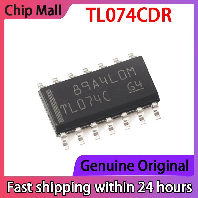 10PCS New Original TL074CDR SOP14 Linear Amplifier TL074C Low Power Consumption