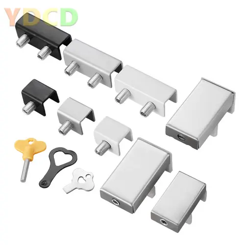 Imagen 2 del producto Cerradura de ventana de acero inoxidable, cerradura de puerta, cerradura de puerta corredera, protección infantil, cerradura de seguridad, limitador antirrobo