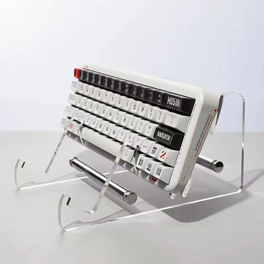 Multi Layer Transparent Acrylic Keyboard Display Stand for Computer Mechanical Keyboard holder layer Rack keyboard tray