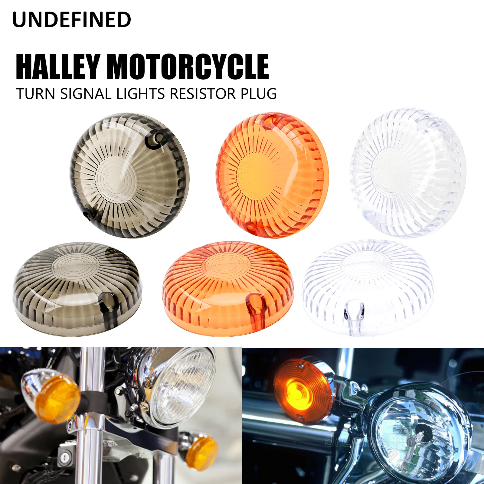 Motorcycle Turn Signal Light Indicator Lens Cover For Yamaha Cruisers V-Star 650 1100 Classic Royal Road Star V-Max All Years