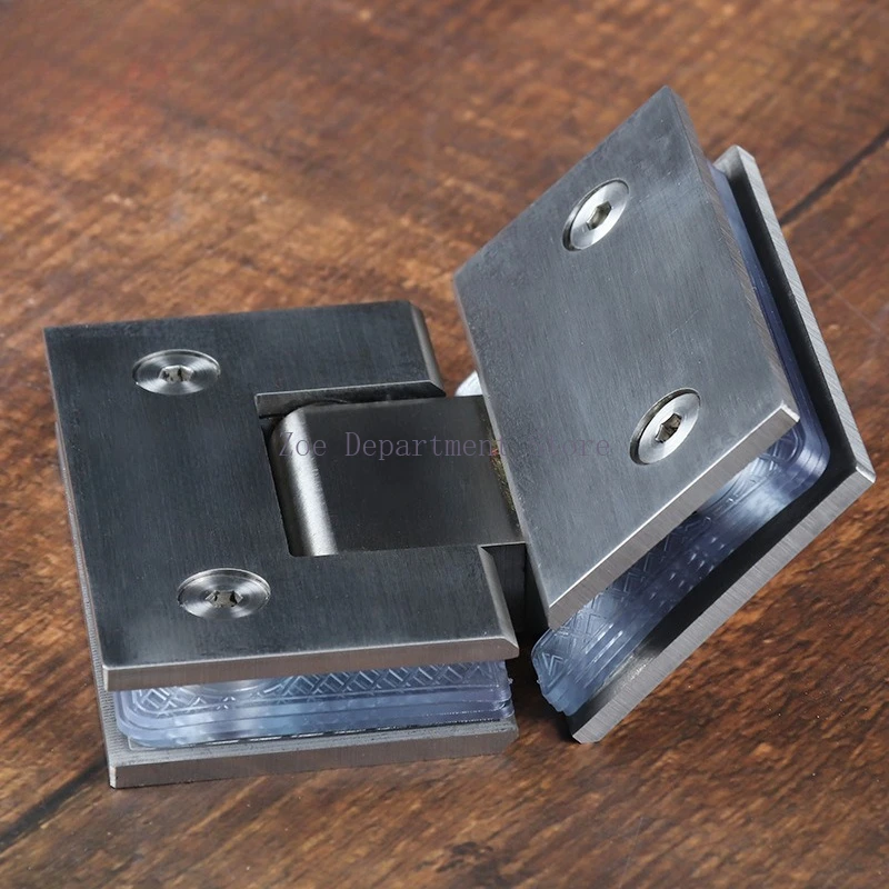 

180 Degree Hinge Open 304 Stainless Steel Wall Mount Glass Shower Door Hinges For Home Bathroom Furniture Hardware