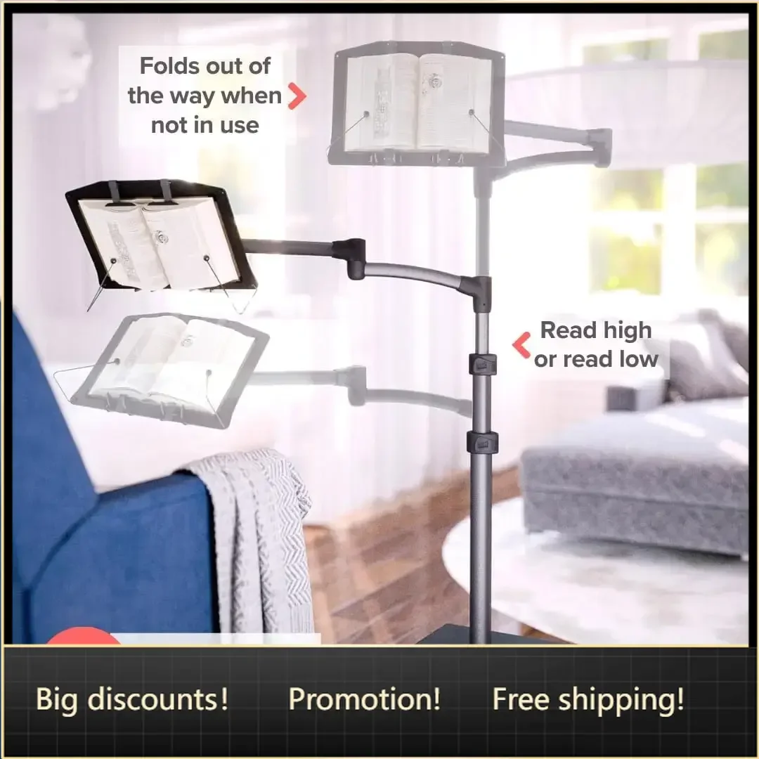 

Бестселлер: Подставка для книг G2 с колесиками – Наша премиальная регулируемая станция для чтения на колесах F