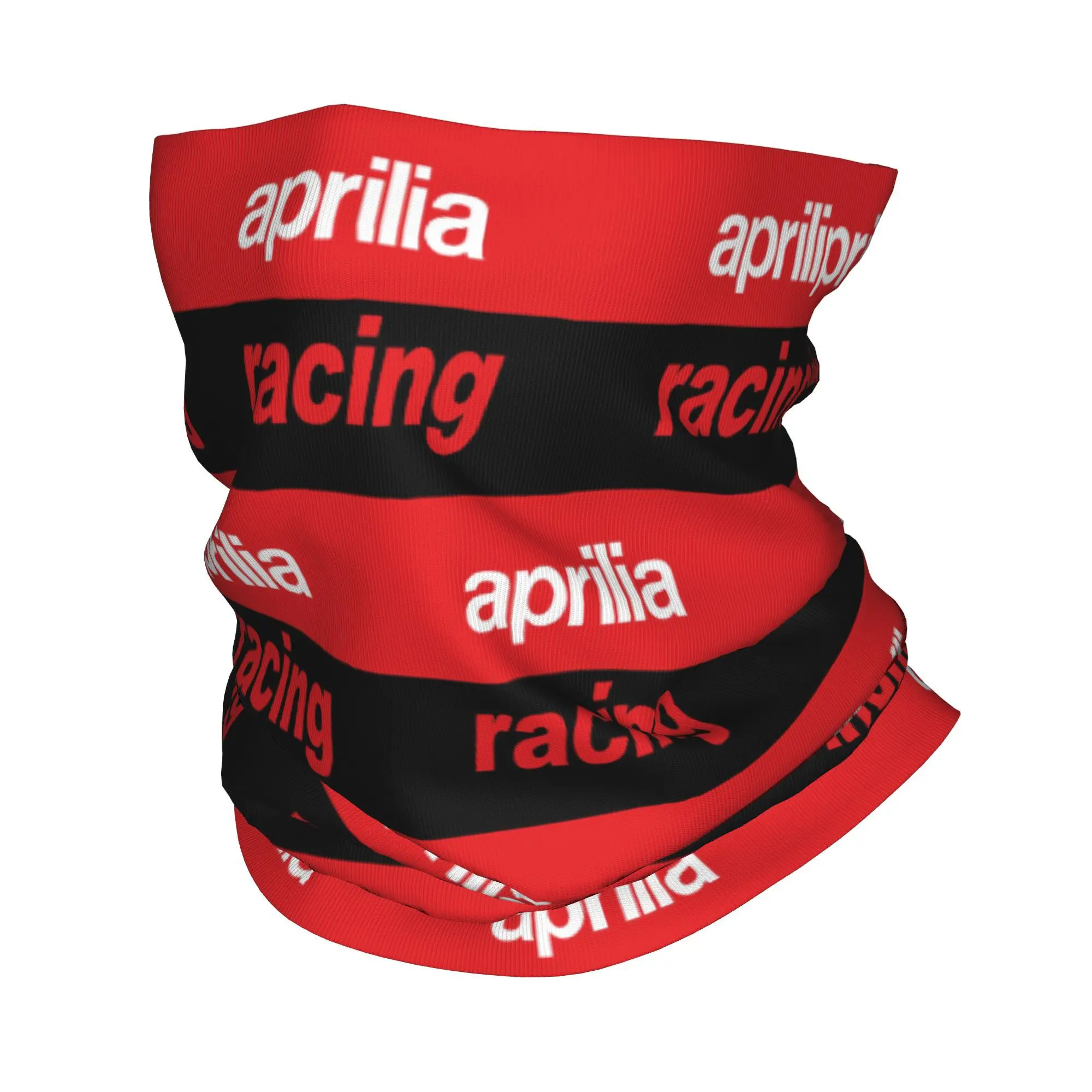 Custom Racing Aprilias Bandana Neck Gaiter Windproof Face Scarf Cover Men Women Motocross Motorcycle Headband Tube Balaclava