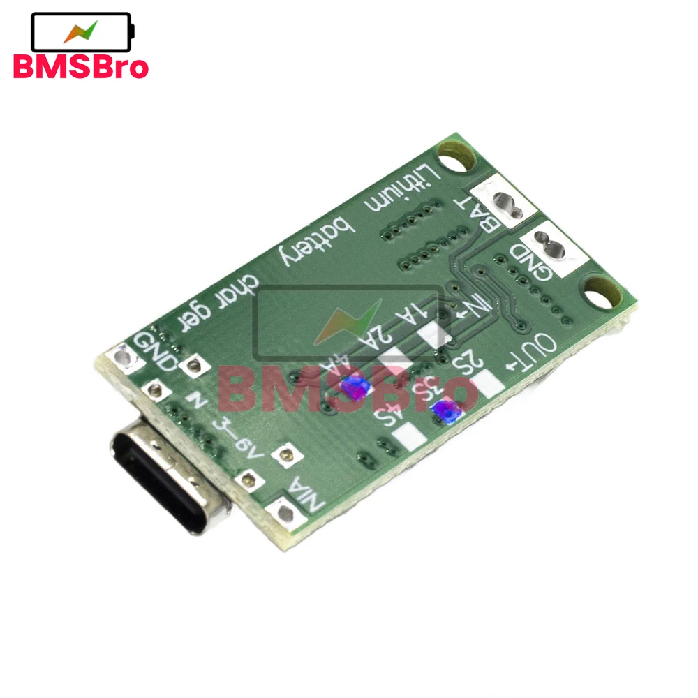 Multi-Cell 2S 3S 4S Type-C To 8.4V 12.6V 16.8V Step Up Charging Power Supply 18650 Lithium LiPo Polymer Li-Ion Charger Board