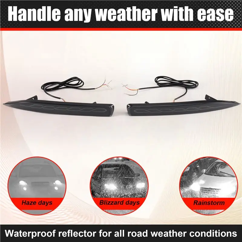 Car LED 12V Rear Bumper Fog Lamps Backup Reflector Brake Light Turn Signal For Toyota Corolla 2019-2021 Taillights